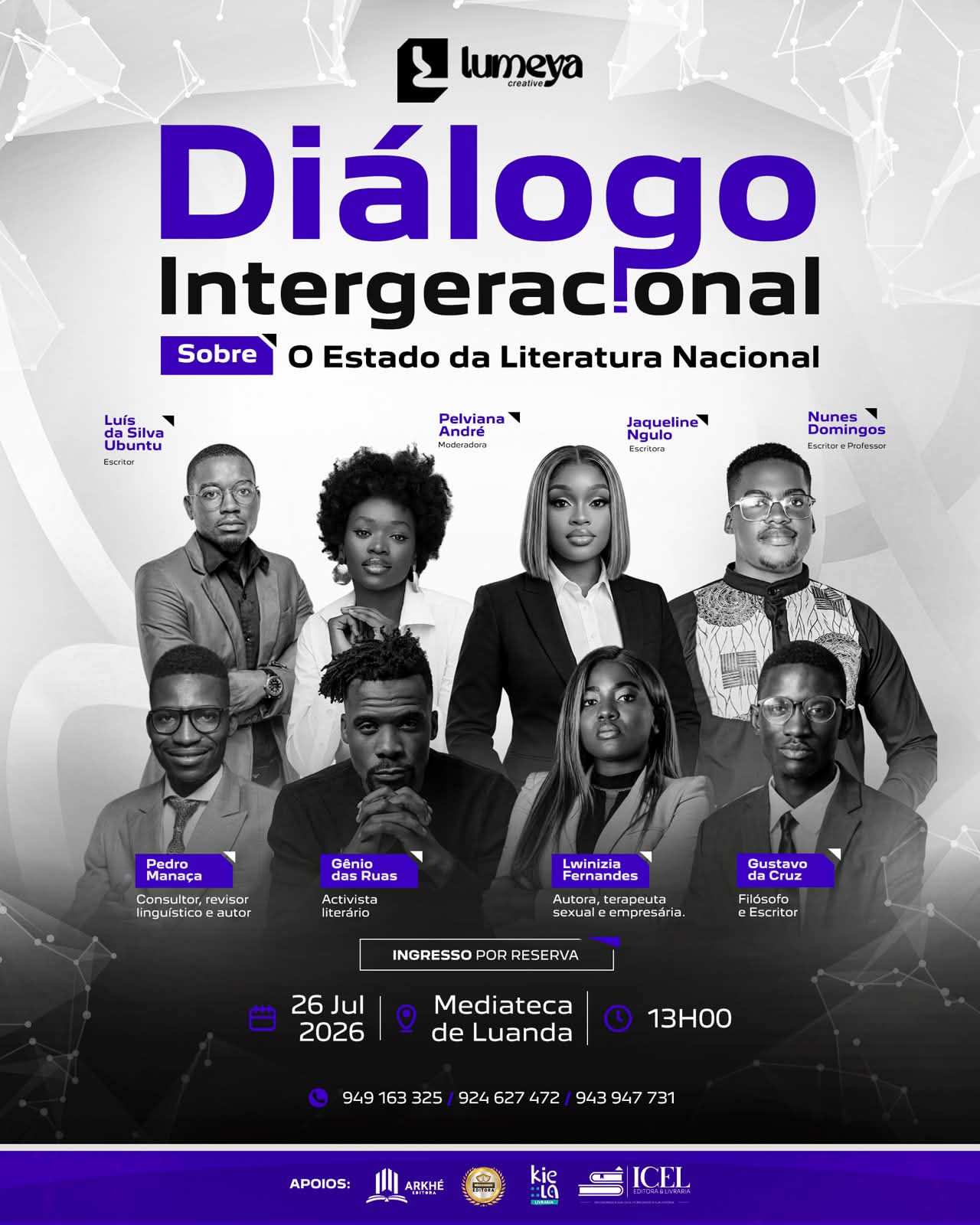 Diálogo Intergeracional sobre o Estado da Literatura Nacional reúne vozes da cultura em Luanda